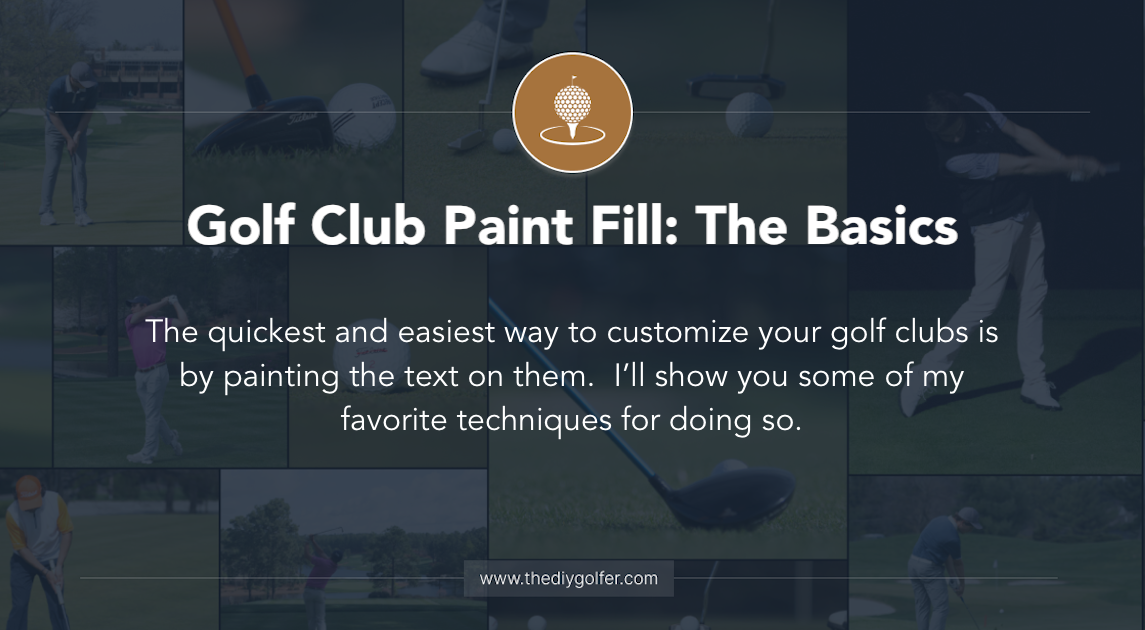 GPAINT golf club paint fill system GPAINT Golf club paint fill